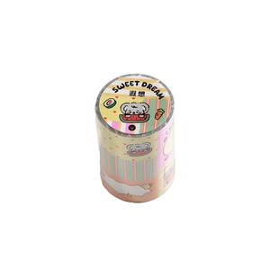 Sweet Dream decorative washi tape set with koala and fruit patterns for journaling