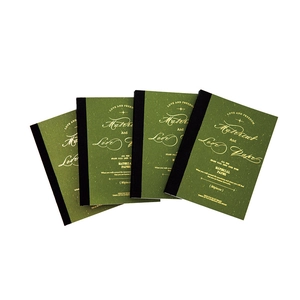 Twilight-Serie Vintage-Journal-Set mit 4 waldgrünen 80-Blatt-Notizbüchern für Scrapbooking