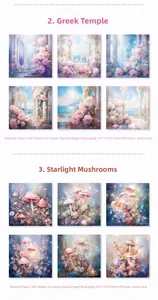 Macro shot of 140x140mm vintage starry sky theme specialty paper for DIY journaling decoration