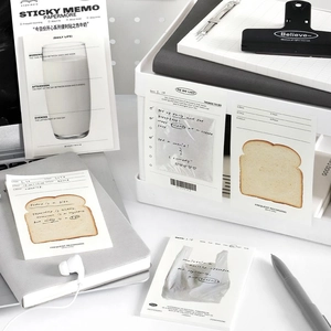 Lot de notes autocollantes minimalistes avec motifs créatifs pour la décoration de DIY