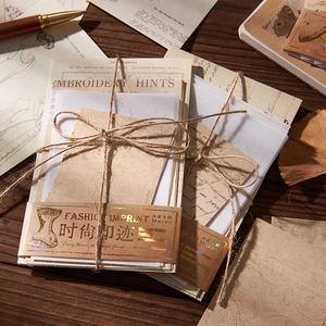 Vintage bruin journaling papierpakket, 32 vellen retro collagemateriaal voor DIY hobby