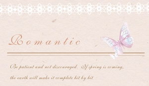 Close-up of romantic lace floral borders and watercolor butterfly on vintage paper material