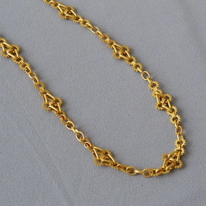 Collier Long En Laiton Plaqué Or À Engrenages Mécaniques Pour Femmes Chaîne De Pull Style Industriel Vintage Bijoux Faits À La Main Cadeau