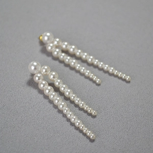 Boucles d'Oreilles Gland en Künstliche Perle Élégantes Avec Tige en Argent Sterling 925 Laiton Plaqué Or Künstliche Perle Dégradé pour Femme Bijoux Mariage