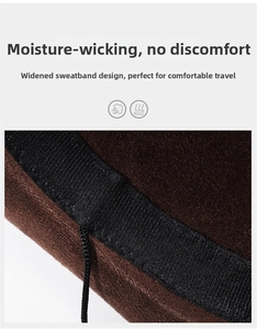 Detail of western jazz hat featuring a wide moisture-wicking sweatband and adjustable string
