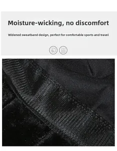 Close-up of the widened moisture-wicking sweatband inside a warm black bucket hat