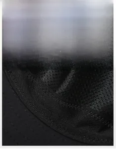 Detail view of the wide sweatband and breathable mesh lining of the outdoor sun hat