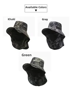 Three-color macro view showing mesh breathability and camouflage sun protection masks