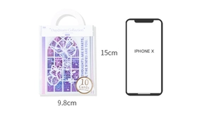 Detailed view of the butterfly daydream card pack with 15cm height dimensions