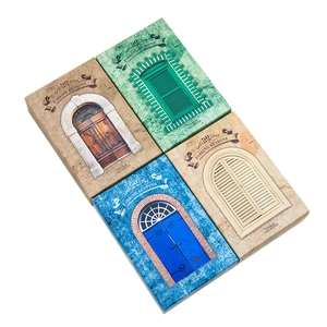 Passing Seasons vintage hollow door window collage cards for scrapbooking 50 pieces per set