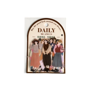 Infeel Me Daily Me and Us PET sticker pack featuring various female character illustrations
