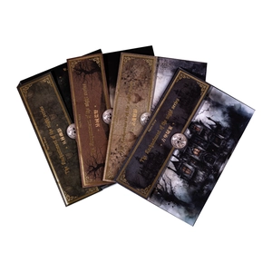 Retro-Gothic-Papierset der Night Series mit Motiven von alten Schlössern und dunkler Kunst