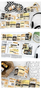 Macro detail of aesthetic washi tape with modern smartphone UI and digital lifestyle designs