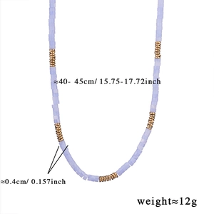 Détail du collier en pierre naturelle avec dimensions 40-45cm et billes 0,4cm