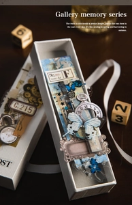 Detailansicht der Gallery Memory Retro-Sticker mit Schmetterlings- und Vintage-Motiven