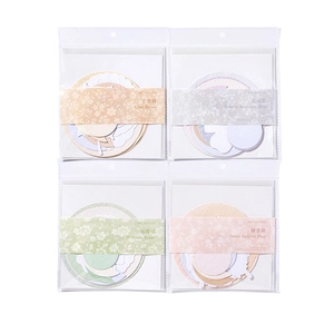 Mo-Card relief decorative paper pack for scrapbooking in four assorted colors