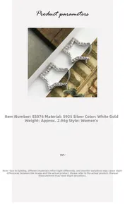 Detailed product parameters of S925 silver star stud earrings with cubic zirconia