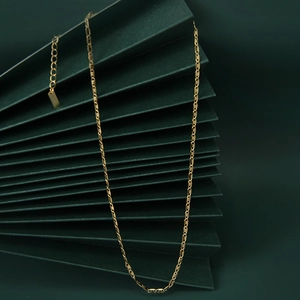 Minimalist 925 Sterling Silver Mariner Chain Necklace For Women Gold Plated Pig Nose Coffee Bean Link Necklace Jewelry