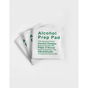 Isopropyl Alcohol Prep Pads Individually Wrapped Sterile Disinfectant For Jewelry Cleaning Skin Care Professional Non-Woven