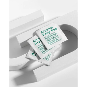 Individually wrapped 70% isopropyl alcohol prep pads for jewelry cleaning and sanitizing