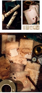 Vue macro du papier dentelle vintage avec effet de tache de café pour la décoration de scrapbooking