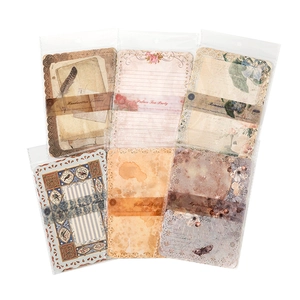 Papier décoratif dentelle vintage pour scrapbooking avec motifs floraux et lettres