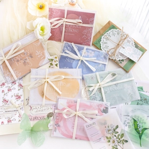 Vintage Βοτανικό Λουλουδάτο Χαρτί Scrapbooking Για DIY Journaling Διακόσμηση Φόντου Ειδικό Ριζόχαρτο