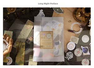 Detailed set of vintage astronomical scrapbooking paper and stickers with 251 items