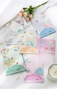 Macro detail of floral lace decorative paper for DIY scrapbooking and journal design