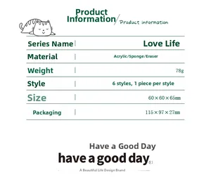 Detailed specifications of cat themed clear stamps for journaling and DIY crafts