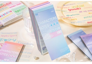Détail du carnet d'autocollants PET avec texte vintage pour décoration de journal