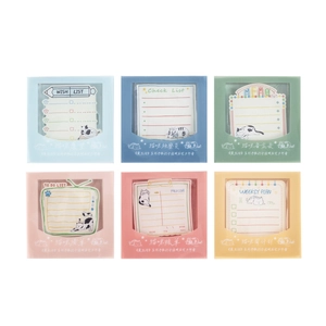 Set de 6 sellos acrílicos de gatos de colores para diarios y organización personal