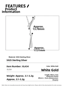 Dimensions détaillées du pendentif goutte en argent S925 affichant 13,78mm et 17,31mm