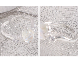 Detailed view of the S925 silver ring featuring a lustrous moonstone and fine engravings