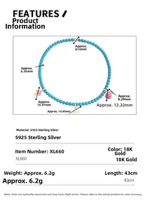 Tableau des tailles détaillé pour collier en argent S925 avec charms champignon et papillon