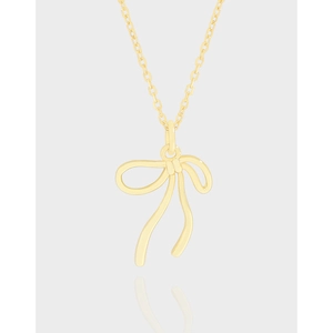 Collier Pendentif Noeud en Argent Sterling 925 Pour Femmes Élégant Collier Ras du Cou Minimaliste Bijoux Cadeau