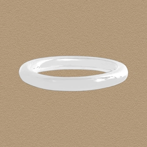 925 Sterlingsilber Minimalistisch Glatt Ring Für Damen Leichter Luxus Geometrisch Poliert Rund Fingerring Schmuck