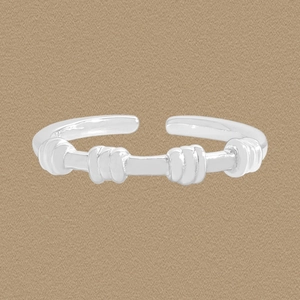 925 Sterling Silver Open Adjustable Spiral Ring For Women Minimalist Design Geometric Helix Silver Band Fashion Finger Jewelry Gift