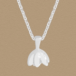 Collana con Ciondolo a Fiore in Argento Sterling 925 per Donna Catena a Clavicola Elegante Minimalista Gioielli Regalo