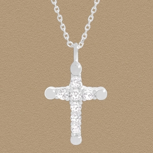 Korean Style S925 Sterling Silver Zirconia Cross Pendant Necklace For Women Fashion Elegant Adjustable Clavicle Chain Fine Jewelry Gift