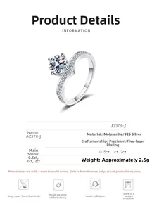 Detail view of wave-shaped S925 silver ring band with moissanite pave setting