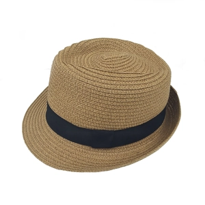 Chapeau de soleil Panama classique avec ruban gros-grain noir et noeud pour l'été