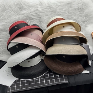Hepburn Stil Eleganter Strohhut Mit Breiter Krempe Damen Faltbar Sonnenhut Mit Schleife Band Sommer Strand Schattenhut