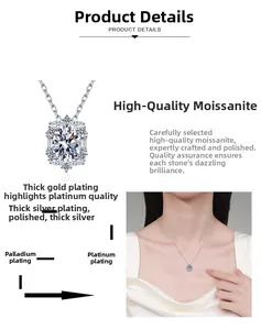Dettaglio del processo di placcatura in platino a cinque strati su una collana moissanite