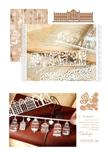 Dettaglio macro di carta di pizzo vintage con intricati disegni floreali e volute