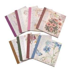 Συλλογή διακοσμητικού χαρτιού Dream Garden για DIY journals, 8 φλοράλ σχέδια