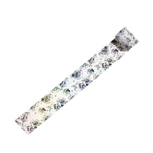 Holographic black and white rose pattern PET tape for DIY scrapbooking decoration