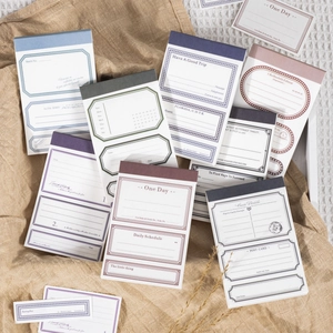 Vintage Special Paper Border Memo Pad Retro Scrapbooking Material Paper Non Sticky Notepad For Journaling Stationery Decor