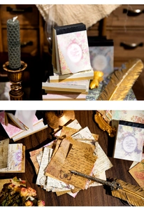 Macro di carta per scrapbooking vintage con motivi di fiori e farfalle decorativi