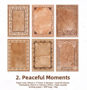 Detail of vintage frame decorative scrapbooking paper with retro artistic borders